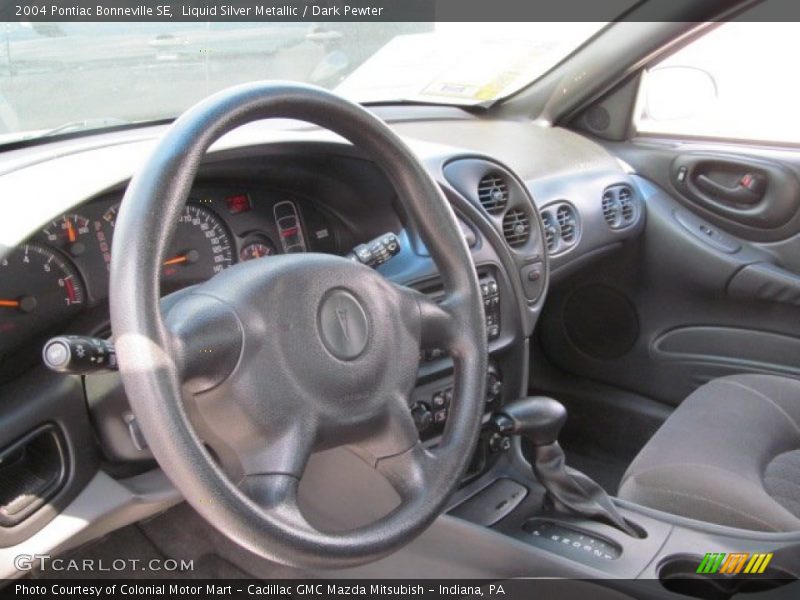 Liquid Silver Metallic / Dark Pewter 2004 Pontiac Bonneville SE