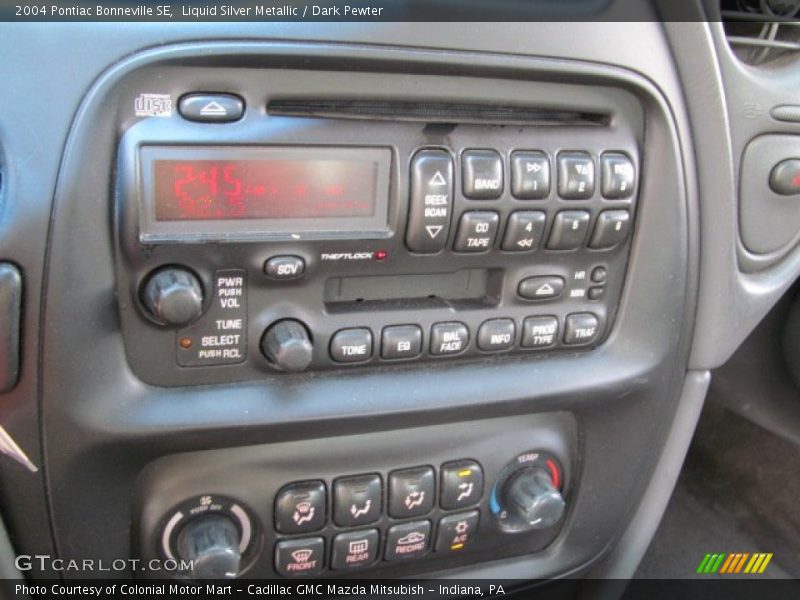 Liquid Silver Metallic / Dark Pewter 2004 Pontiac Bonneville SE