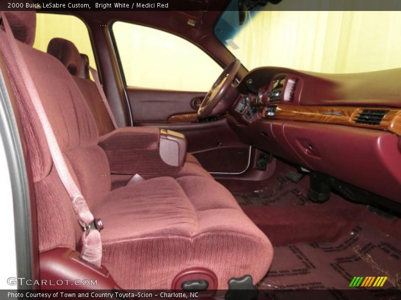 Bright White / Medici Red 2000 Buick LeSabre Custom