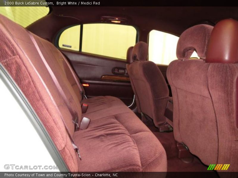 Bright White / Medici Red 2000 Buick LeSabre Custom