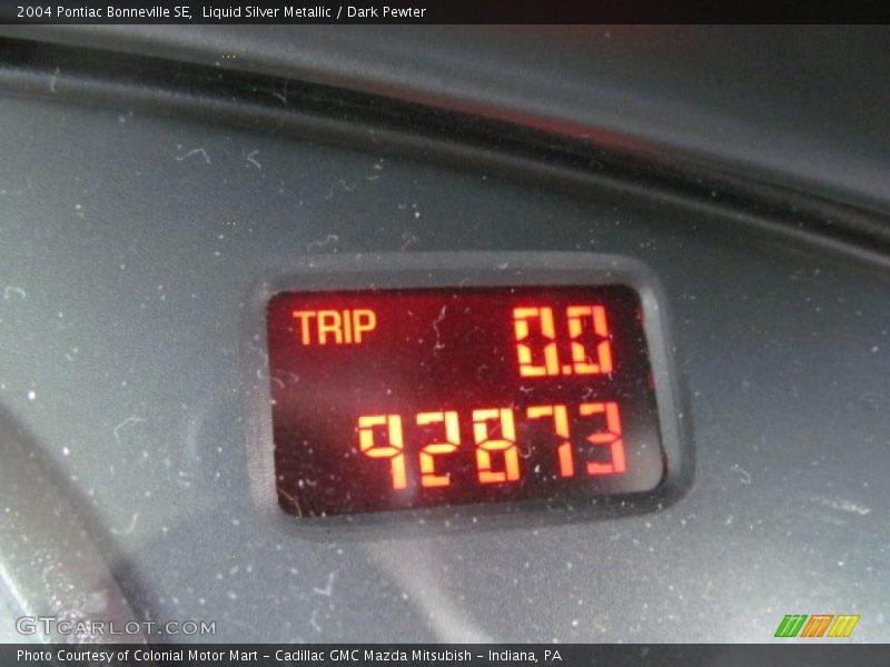 Liquid Silver Metallic / Dark Pewter 2004 Pontiac Bonneville SE