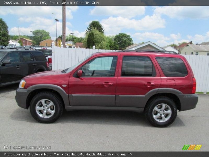 Redfire Metallic / Dark Flint Gray 2005 Mazda Tribute s 4WD