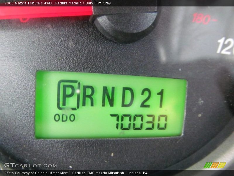 Redfire Metallic / Dark Flint Gray 2005 Mazda Tribute s 4WD