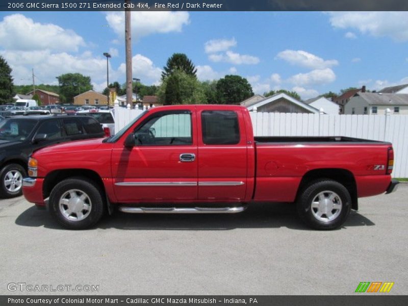 Fire Red / Dark Pewter 2006 GMC Sierra 1500 Z71 Extended Cab 4x4