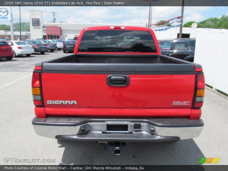 Fire Red / Dark Pewter 2006 GMC Sierra 1500 Z71 Extended Cab 4x4