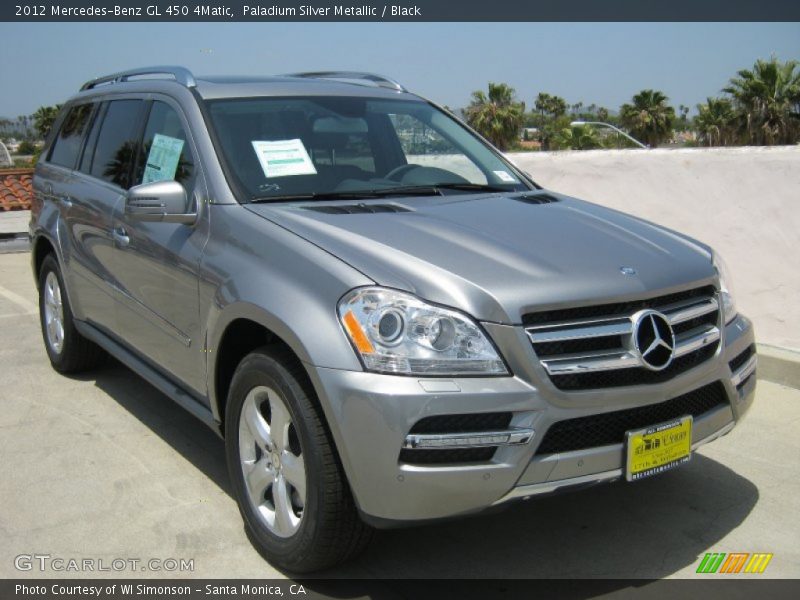 Paladium Silver Metallic / Black 2012 Mercedes-Benz GL 450 4Matic