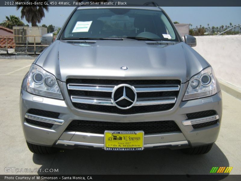 Paladium Silver Metallic / Black 2012 Mercedes-Benz GL 450 4Matic