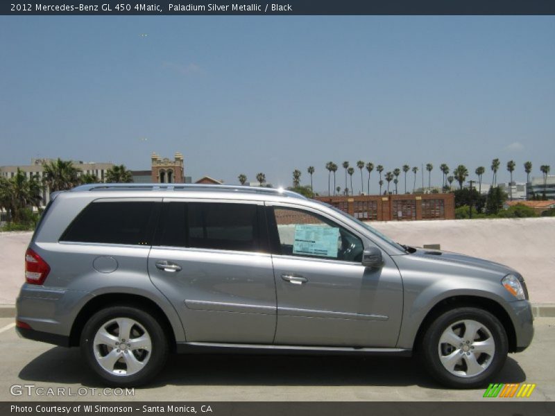 Paladium Silver Metallic / Black 2012 Mercedes-Benz GL 450 4Matic