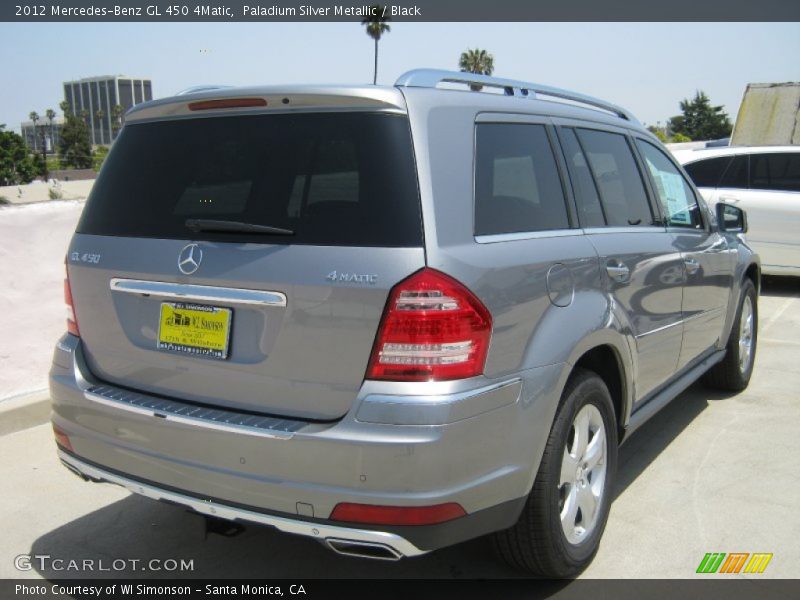 Paladium Silver Metallic / Black 2012 Mercedes-Benz GL 450 4Matic