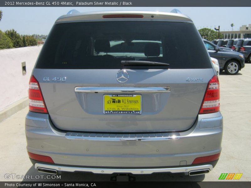 Paladium Silver Metallic / Black 2012 Mercedes-Benz GL 450 4Matic