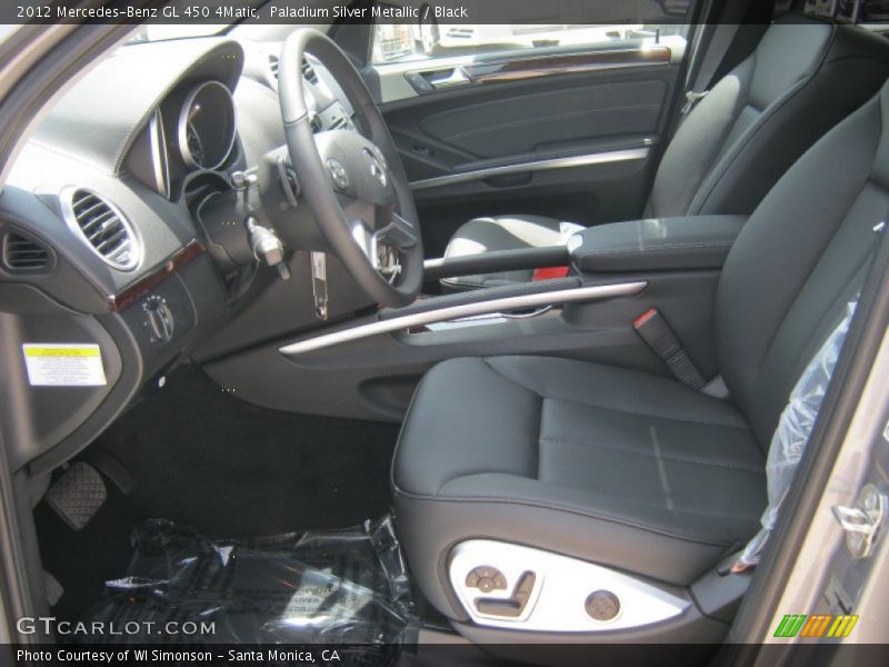 Paladium Silver Metallic / Black 2012 Mercedes-Benz GL 450 4Matic