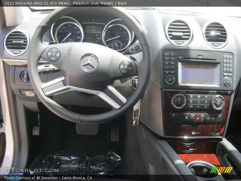Paladium Silver Metallic / Black 2012 Mercedes-Benz GL 450 4Matic