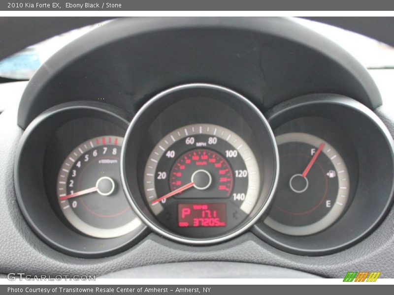 Ebony Black / Stone 2010 Kia Forte EX