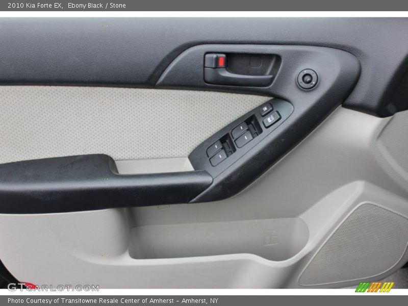 Ebony Black / Stone 2010 Kia Forte EX