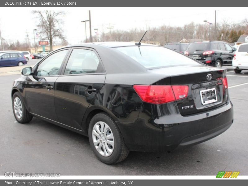 Ebony Black / Stone 2010 Kia Forte EX