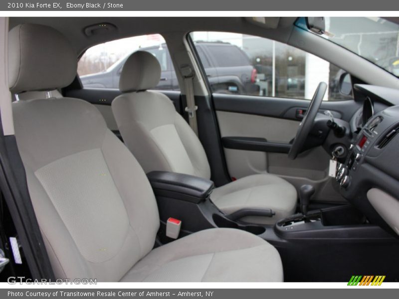 Ebony Black / Stone 2010 Kia Forte EX