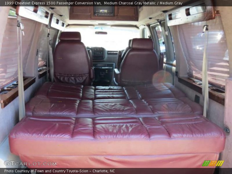 Medium Charcoal Gray Metallic / Medium Gray 1999 Chevrolet Express 1500 Passenger Conversion Van