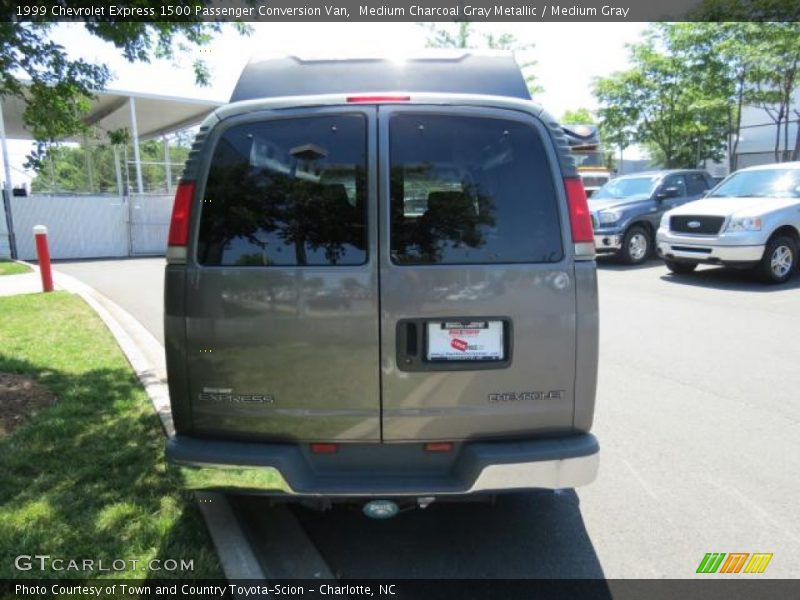 Medium Charcoal Gray Metallic / Medium Gray 1999 Chevrolet Express 1500 Passenger Conversion Van