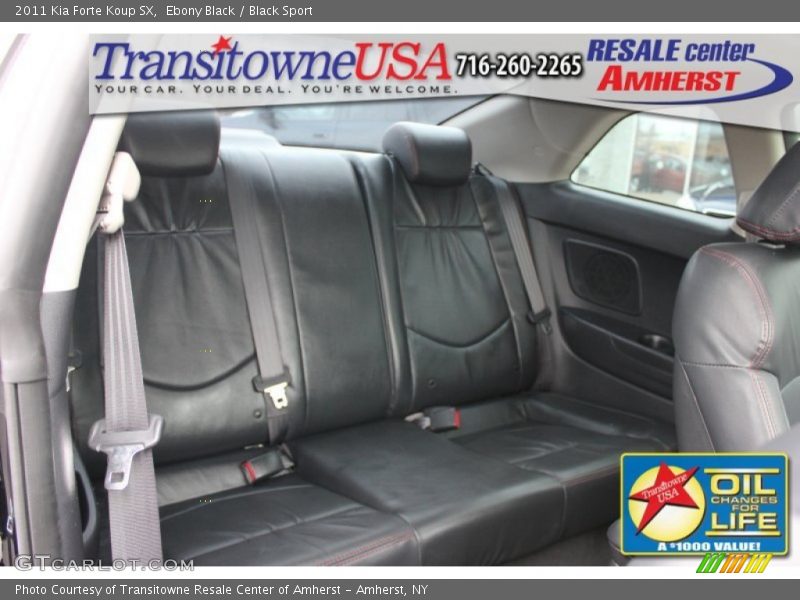 Ebony Black / Black Sport 2011 Kia Forte Koup SX