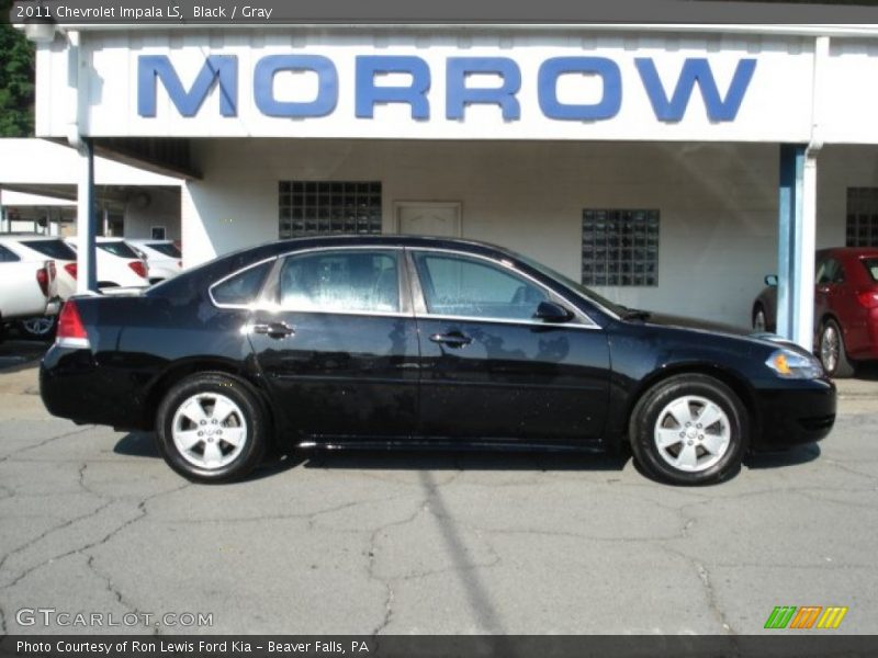 Black / Gray 2011 Chevrolet Impala LS