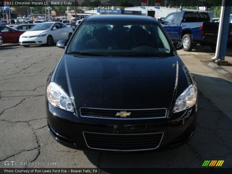 Black / Gray 2011 Chevrolet Impala LS