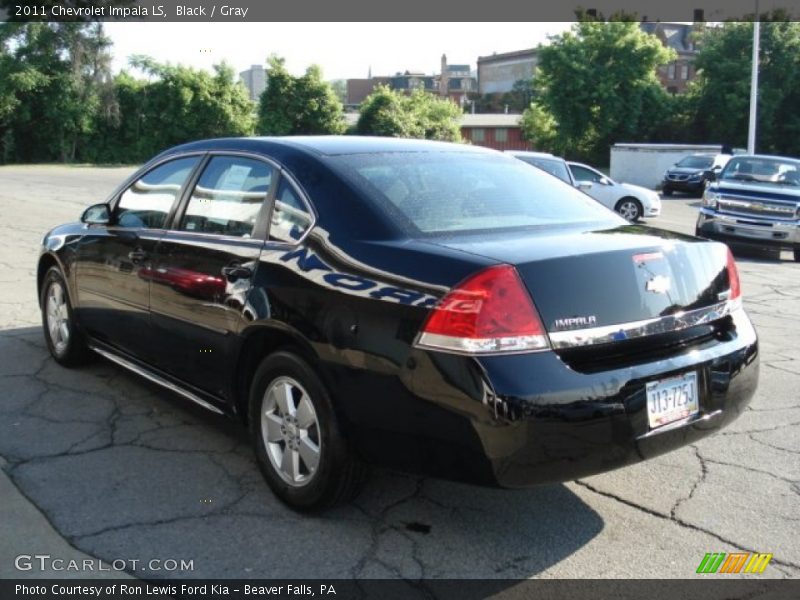 Black / Gray 2011 Chevrolet Impala LS