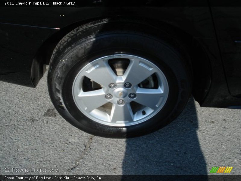 Black / Gray 2011 Chevrolet Impala LS