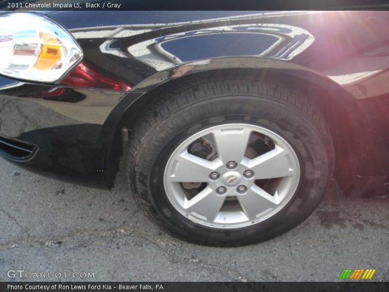 Black / Gray 2011 Chevrolet Impala LS
