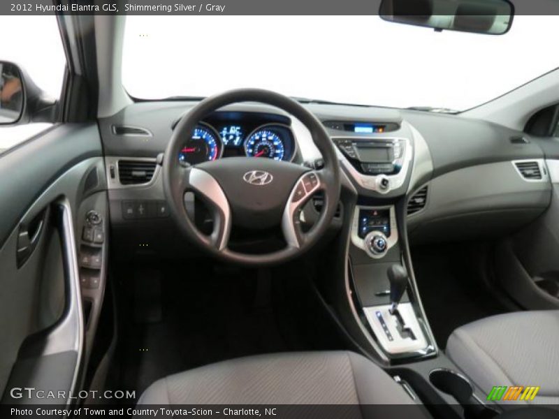 Shimmering Silver / Gray 2012 Hyundai Elantra GLS