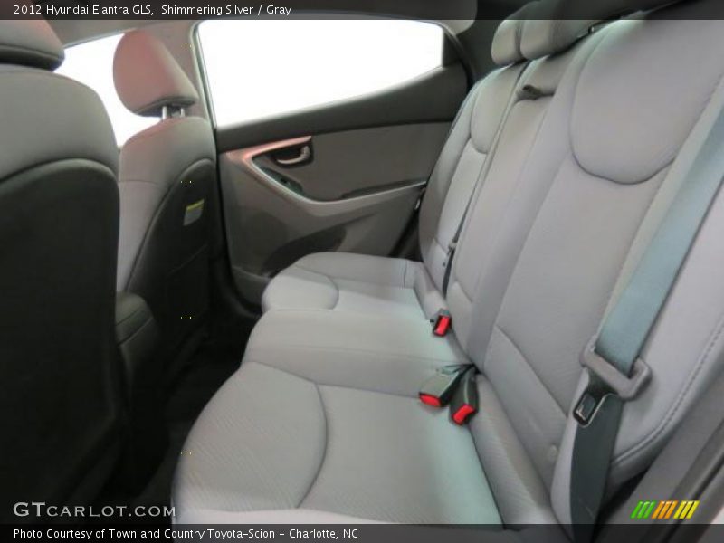 Shimmering Silver / Gray 2012 Hyundai Elantra GLS