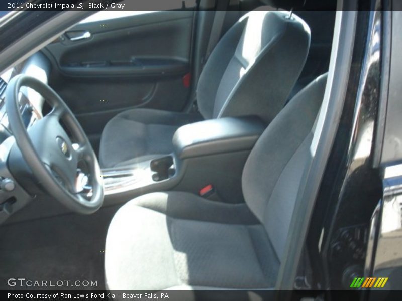 Black / Gray 2011 Chevrolet Impala LS