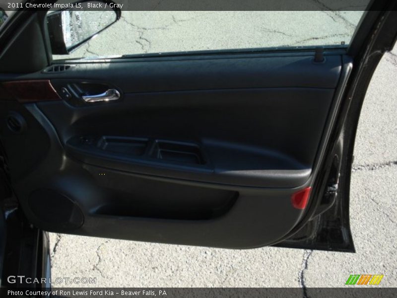 Black / Gray 2011 Chevrolet Impala LS
