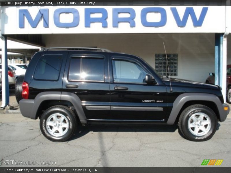 Black / Dark Slate Gray 2002 Jeep Liberty Sport 4x4