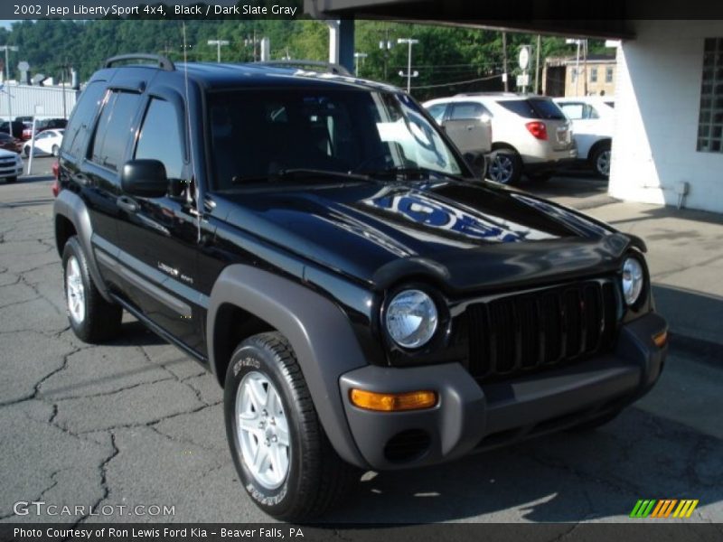 Black / Dark Slate Gray 2002 Jeep Liberty Sport 4x4