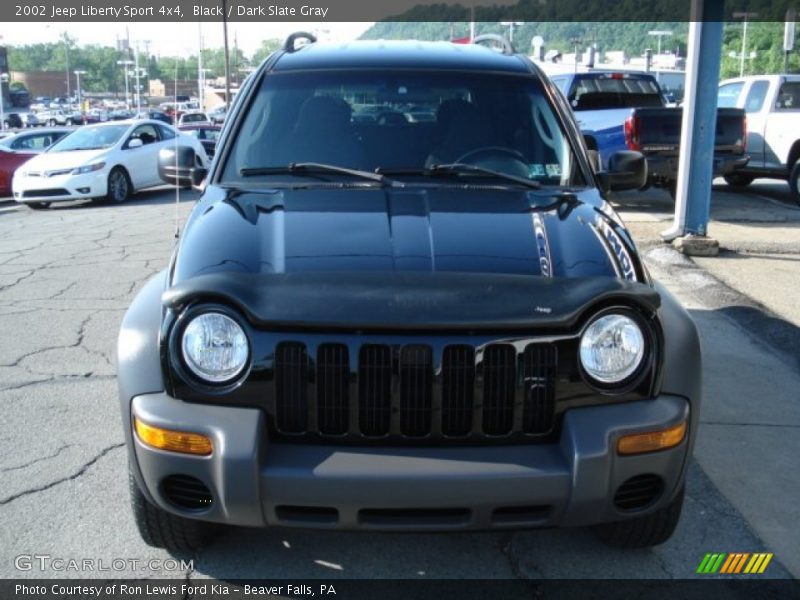 Black / Dark Slate Gray 2002 Jeep Liberty Sport 4x4