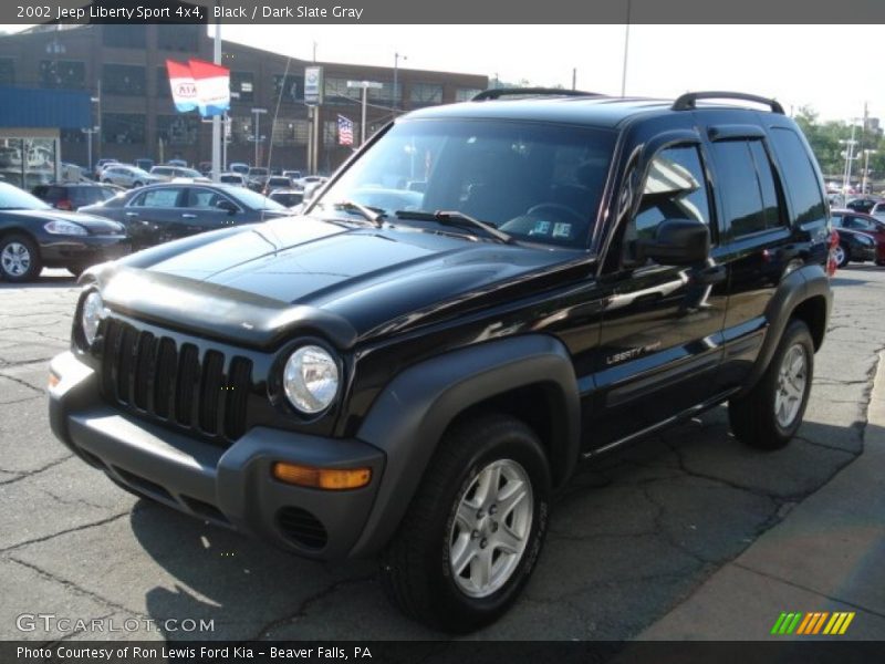 Black / Dark Slate Gray 2002 Jeep Liberty Sport 4x4