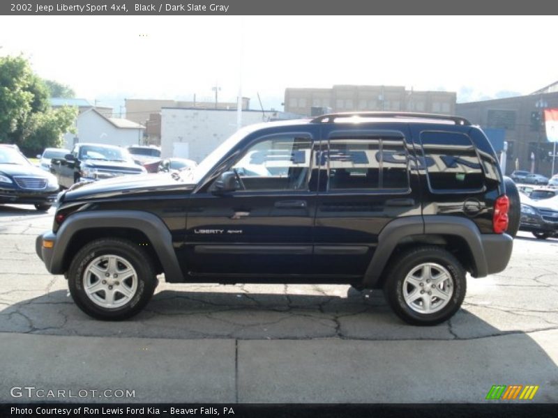 Black / Dark Slate Gray 2002 Jeep Liberty Sport 4x4