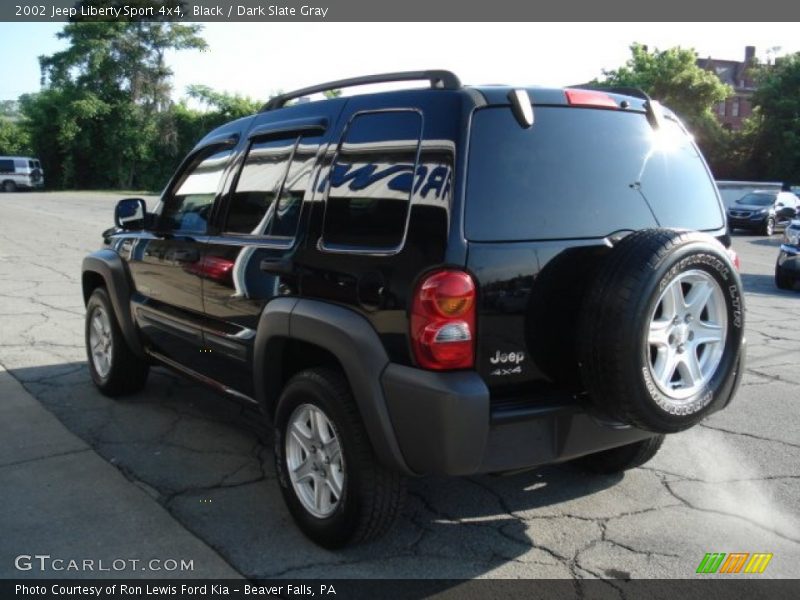 Black / Dark Slate Gray 2002 Jeep Liberty Sport 4x4
