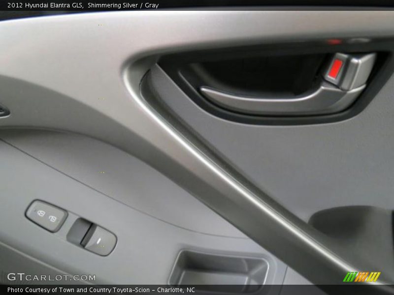 Shimmering Silver / Gray 2012 Hyundai Elantra GLS