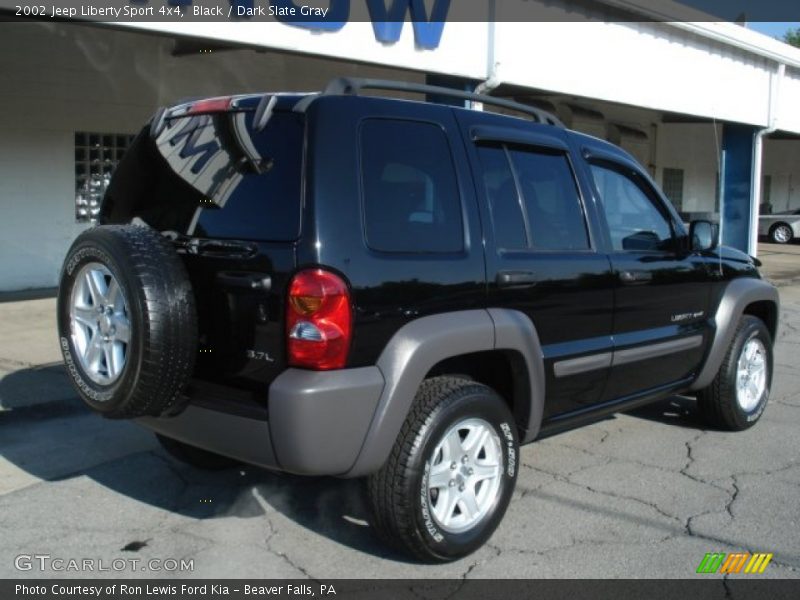 Black / Dark Slate Gray 2002 Jeep Liberty Sport 4x4