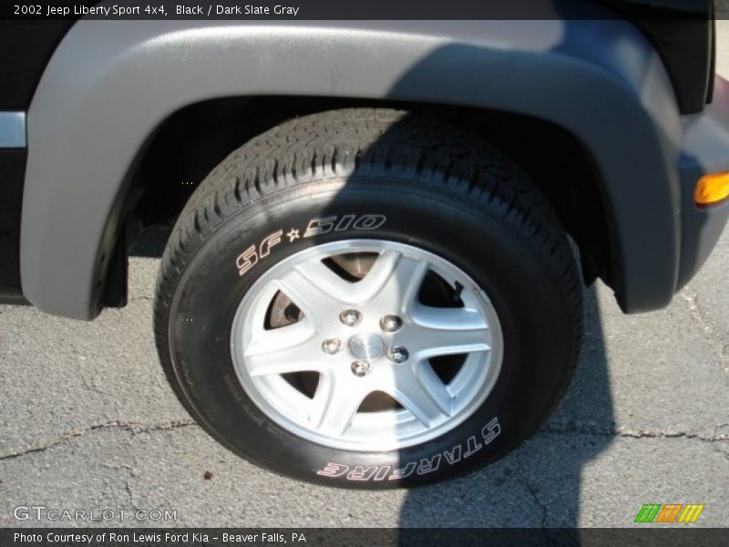 Black / Dark Slate Gray 2002 Jeep Liberty Sport 4x4