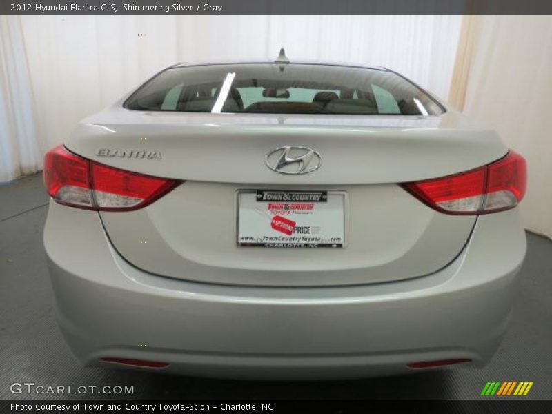 Shimmering Silver / Gray 2012 Hyundai Elantra GLS