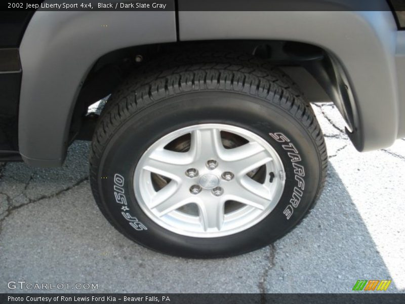 Black / Dark Slate Gray 2002 Jeep Liberty Sport 4x4