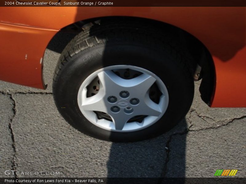 Sunburst Orange / Graphite 2004 Chevrolet Cavalier Coupe