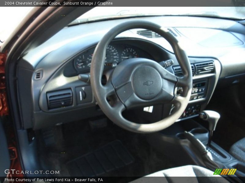 Sunburst Orange / Graphite 2004 Chevrolet Cavalier Coupe