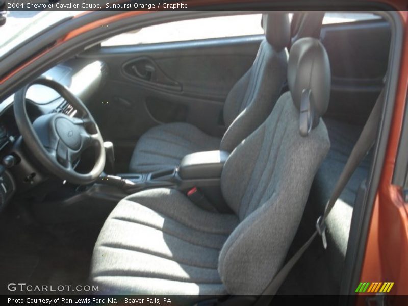 Sunburst Orange / Graphite 2004 Chevrolet Cavalier Coupe
