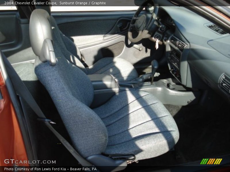 Sunburst Orange / Graphite 2004 Chevrolet Cavalier Coupe