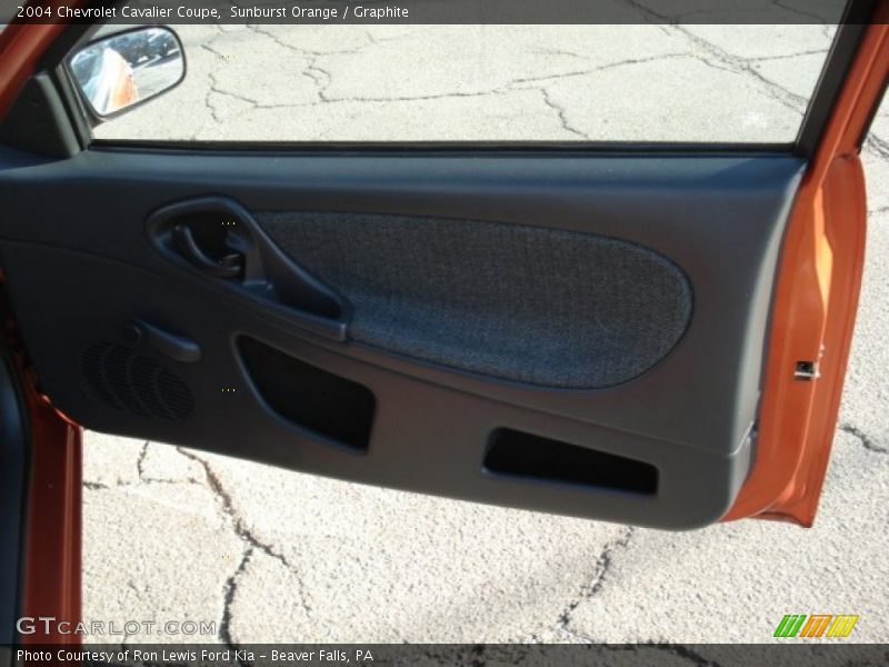 Sunburst Orange / Graphite 2004 Chevrolet Cavalier Coupe