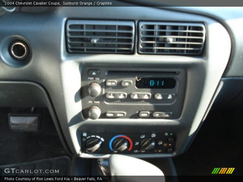 Sunburst Orange / Graphite 2004 Chevrolet Cavalier Coupe