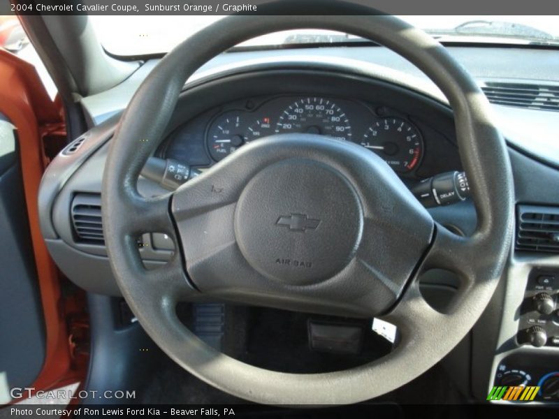 Sunburst Orange / Graphite 2004 Chevrolet Cavalier Coupe